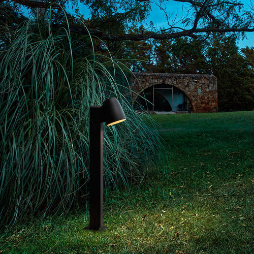 Leuchtpoller für Garten - Nut B/60 - BOVER Barcelona - modern / Aluminium / Edelstahl