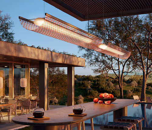 Hängelampe - Nans Balis S/140 - BOVER Barcelona - Aluminium / Edelstahl / modern