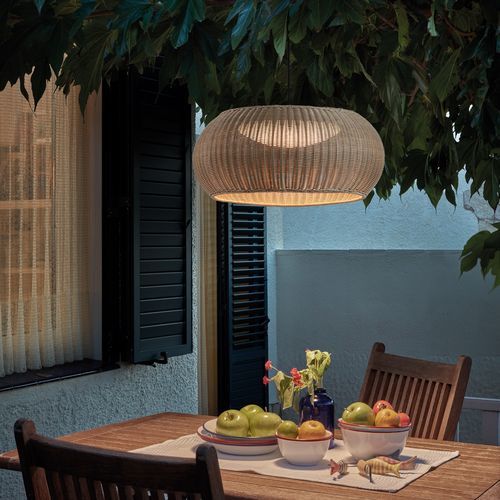 Hängelampe - Perris S/47 - BOVER Barcelona - Aluminium / Edelstahl / Polyethylen