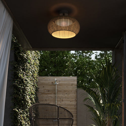 Moderne Deckenleuchte - PERRIS PF/47 - BOVER Barcelona - rund / Aluminium / Edelstahl