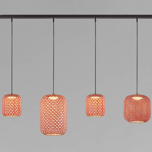 LED-Schienenleuchte - NANS PF/21/31/31.2/4L Outrack - BOVER Barcelona - zylinderförmig / Aluminium / Edelstahl