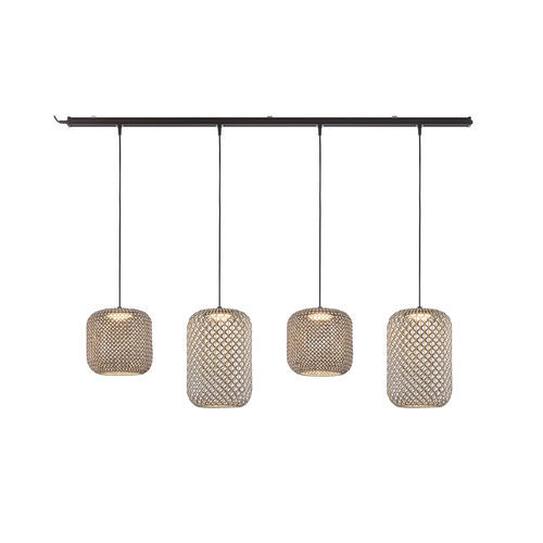 LED-Schienenleuchte - NANS PF/31.2/4L Outrack - BOVER Barcelona - zylinderförmig / Aluminium / Edelstahl
