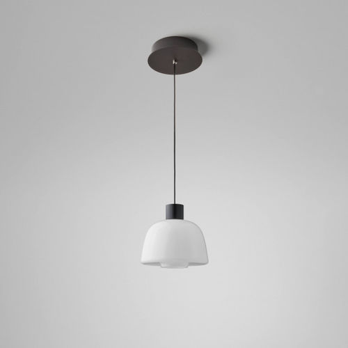 Moderne Deckenleuchte - Drep S/01 - BOVER Barcelona - Opal / geblasenes Glas / LED
