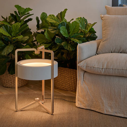 Tischlampe - VUOTA M/60 - BOVER Barcelona - Stahl / Birke / modern