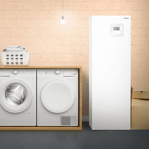 Luft-Wasser-Wärmepumpe - YUTAKI S 2.0 COMBI - HITACHI - Wohnbereich / Monoblock / zum Wenden