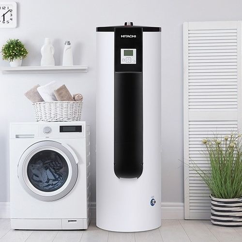 Elektrischer Warmwasserbereiter - YUTAMPO R32 - HITACHI - freistehend / vertikal / sanitär