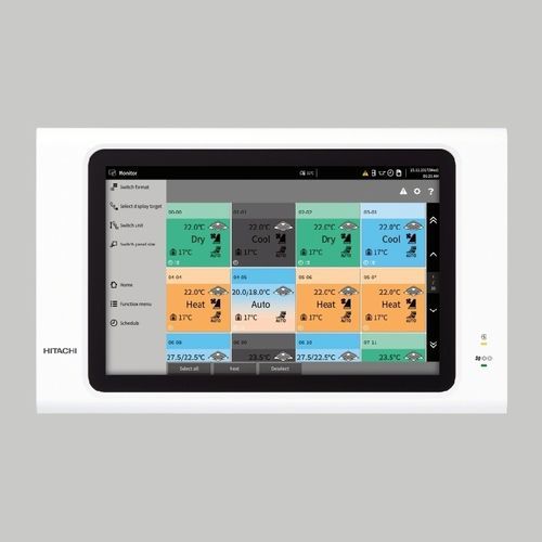 Bedienfeld für Klimaanlagen - CENTRAL STATION EX - HITACHI - wandmontiert / mit Touchscreen / für professionellen Gebrauch