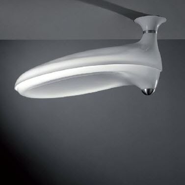 Moderne Deckenleuchte - FLOWER: FW4 - Ateh, spo. - Plexiglas® / fluoreszierend / für Privatgebrauch