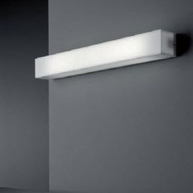 Moderne Wandleuchte - AQUARIUM: AQ8 - Ateh, spo. - für den Innenraum / gebürsteter Edelstahl / Plexiglas®