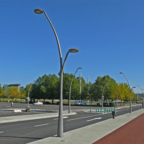 Straßenlaterne - VENUS S - Salvi Lighting - modern / Edelstahl / Kupfer