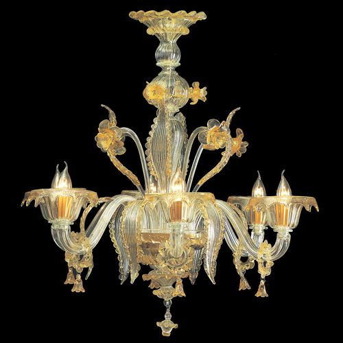 Klassischer Kronleuchter - 6823 - Arte di Murano - Muranoglas / Kandelaber / mit Glühlampe