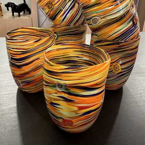 Glas aus venezianischem Glas - FURNACE  - Arte di Murano