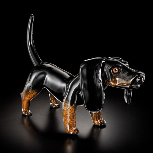 Muranoglas-Skulptur - 6028/1/COL - Arte di Murano - geblasenes Glas / Made in Italy / maßgefertigt