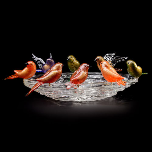 Muranoglas-Tischdekoration - 6061/1/COL - Arte di Murano - geblasenes Glas / modern / handgefertigt