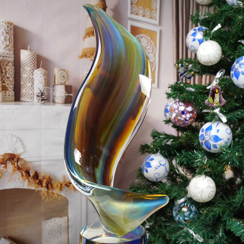 Muranoglas-Skulptur - CHA/RBB/L - Arte di Murano - geblasenes Glas / freistehend / für Gewerbegebrauch