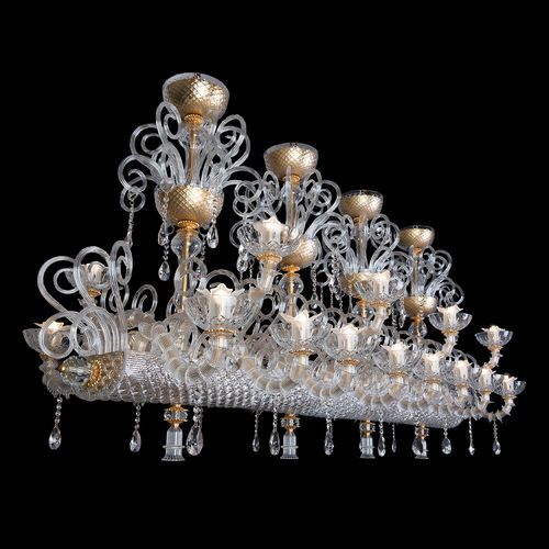 Kronleuchter / originelles Design - 8093/16/8 - Arte di Murano - geblasenes Glas / Muranoglas / für Gewerbegebrauch