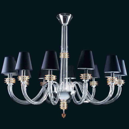 Moderner Kronleuchter - 8077 - Arte di Murano - geblasenes Glas / Muranoglas / 12 Glühbirnen
