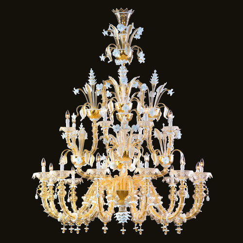 Klassischer Kronleuchter - 8009 - Arte di Murano - geblasenes Glas / Muranoglas / für Gewerbegebrauch