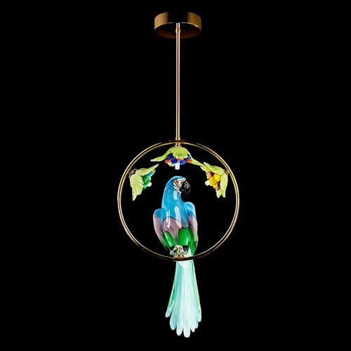 Kronleuchter / originelles Design - 8234 - Arte di Murano - geblasenes Glas / Muranoglas / Metall