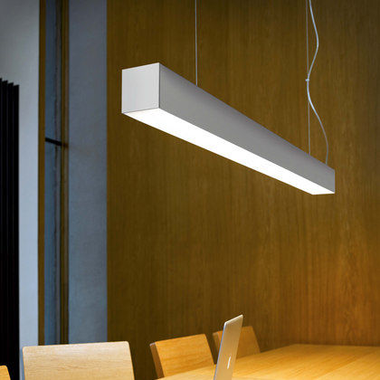 Aufbauleuchte - P.MAKRO - planlicht - hängend / LED / linear