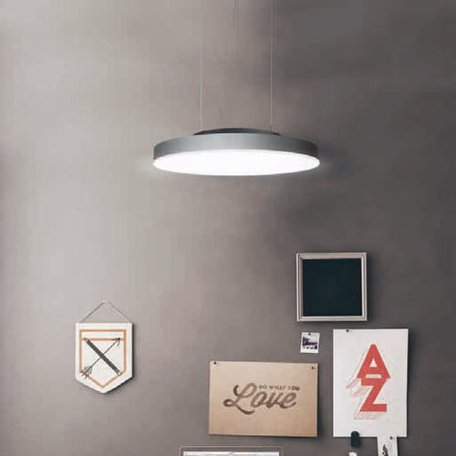 Aufbauleuchte - MOMO - planlicht - hängend / LED / rund