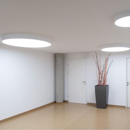 Moderne Deckenleuchte - BADO - MOLTO LUCE - rund / Aluminium / LED