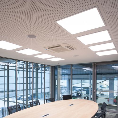 Moderne Deckenleuchte - CADAN - MOLTO LUCE - quadratisch / Aluminium / LED