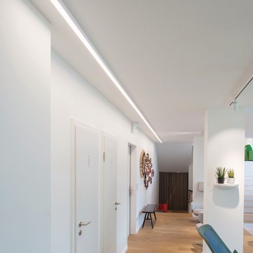 Beleuchtungsprofil für Deckenmontage - RIDE - MOLTO LUCE - LED / dimmbar / modulares Beleuchtungssystem