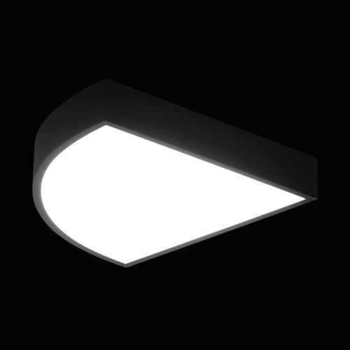 Aufbauleuchte - QUARTER  - PXF LIGHTING - LED / gebogen / dreieckig