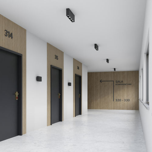 Strahler für Aufbau - EAZY - PXF LIGHTING - LED / rechteckig / IP20