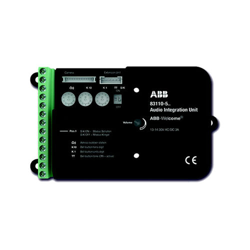 Schwarzes Türsprechmodul - ABB Home and Building Automation - Wohnbereich / Einbau / für Außenbereich