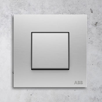 Wippschalter - Millenium - ABB Home and Building Automation - Einbau / Metall / Glas