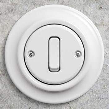 Wippschalter - Decento® - ABB Home and Building Automation - Einbau / Porzellan / Retro