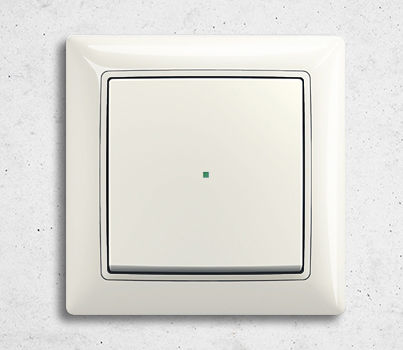 Schalter für Hausautomationssystem - basic55® - ABB Home and Building Automation - Druck / Einbau / modern