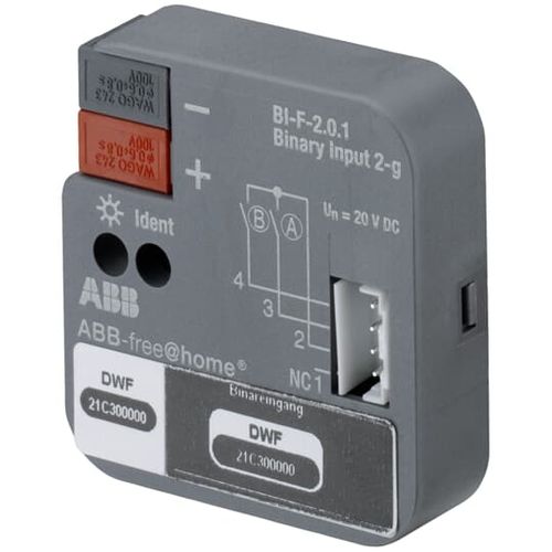 Binäreingang-Schnittstellenmodul - BI-F-2.0.1 - ABB Home and Building Automation - für Hausautomationssystem
