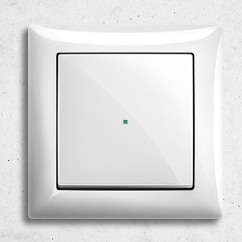 Schalter für Hausautomationssystem - Busch-balance® SI - ABB Home and Building Automation - Druck / Aufputz / doppelt