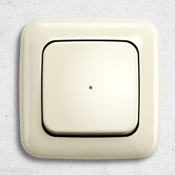 Schalter für Hausautomationssystem - Busch-Duro 2000® SI - ABB Home and Building Automation - Druck / Aufputz / doppelt