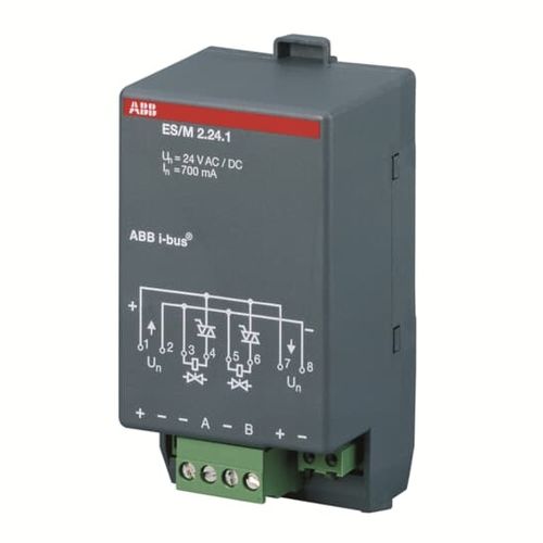 KNX-Schaltaktor - ES/M2.24.1 - ABB Home and Building Automation - für Privatgebrauch / für den Innenraum