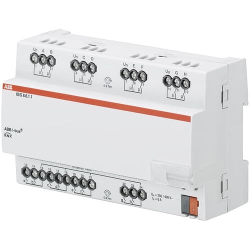 KNX-Schaltaktor - IO/S8.6.1.1 - ABB Home and Building Automation - DIN-Schiene / für Privatgebrauch / für den Innenraum