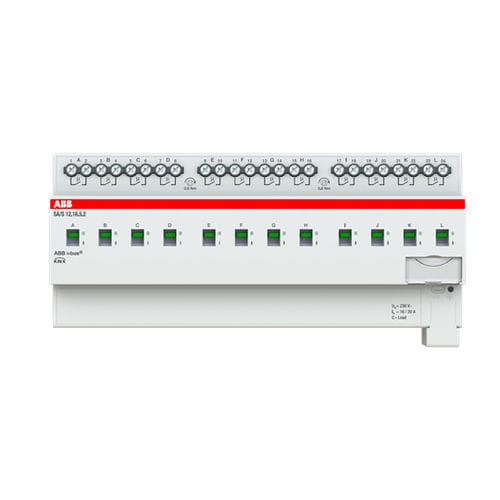 KNX-Schaltaktor - SA/S12.16.5.2 - ABB Home and Building Automation - DIN-Schiene / für Privatgebrauch / für den Innenraum