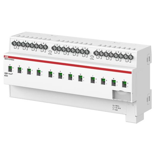 KNX-Schaltaktor - SA/S12.16.6.2 - ABB Home and Building Automation - DIN-Schiene / für Privatgebrauch / für den Innenraum