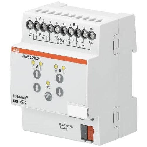Jalousie Aktor / Rollladen - JRA/S2.230.2.1 - ABB Home and Building Automation - KNX / für Privatgebrauch / DIN-Schiene