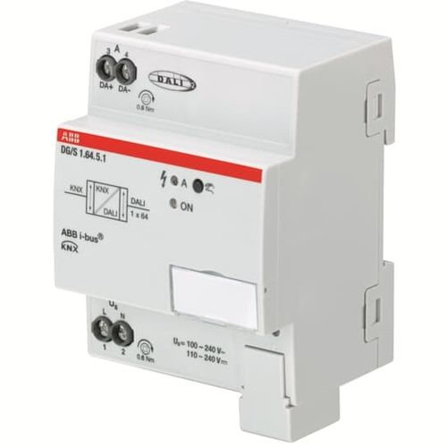 Schnittstellenmodul für Gateway - DG/S1.64.5.1 - ABB Home and Building Automation - DIN-Schiene / für Hausautomationssystem / KNX