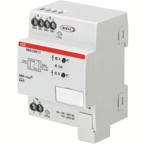 Schnittstellenmodul für Gateway - DG/S2.64.1.1 - ABB Home and Building Automation - DIN-Schiene / für Hausautomationssystem / KNX