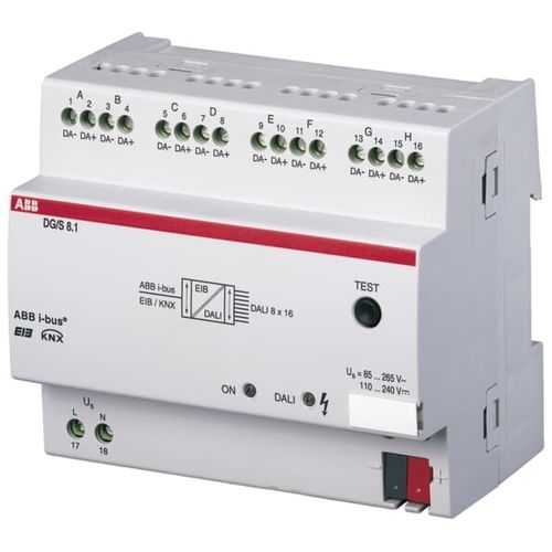 Schnittstellenmodul für Gateway - DG/S8.1 - ABB Home and Building Automation - DIN-Schiene / für Hausautomationssystem / KNX