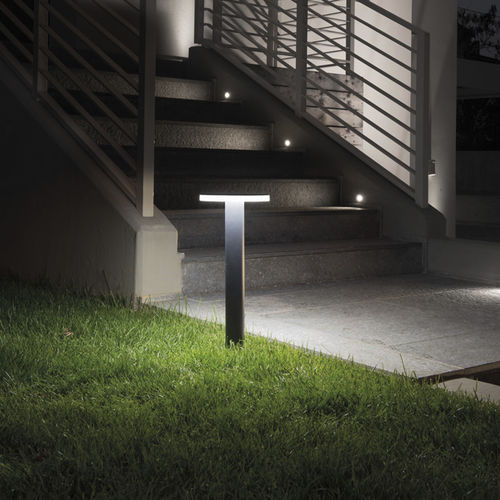 Leuchtpoller für Garten - KIT 07 - Lombardo - modern / Aluminiumguss / Polycarbonat