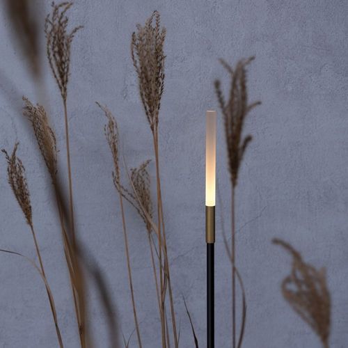 Leuchtpoller für Garten - LINFA 80 - Lombardo - modern / Aluminium / Messing