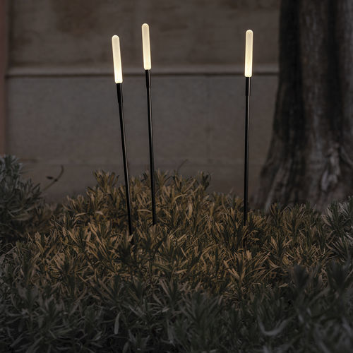 Leuchtpoller für Garten - Linfa I 80 - Lombardo - für öffentliche Bereiche / modern / Aluminium