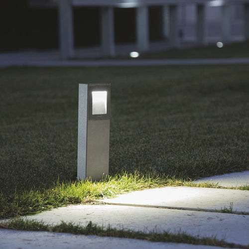 Leuchtpoller für Garten - KOI 110 H 400 - Lombardo - modern / Edelstahl / LED