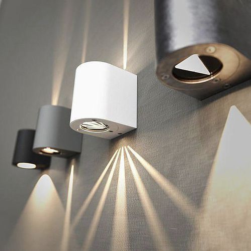 Industriestil-Wandleuchte - CANTO - Nordlux - für Außenbereich / Aluminium / Glas